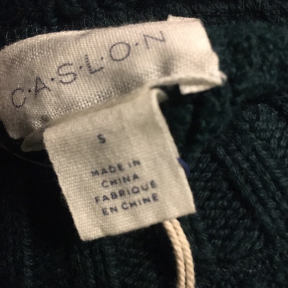 Caslon Teal Cozy Pullover Sweater - Picture 8 of 8